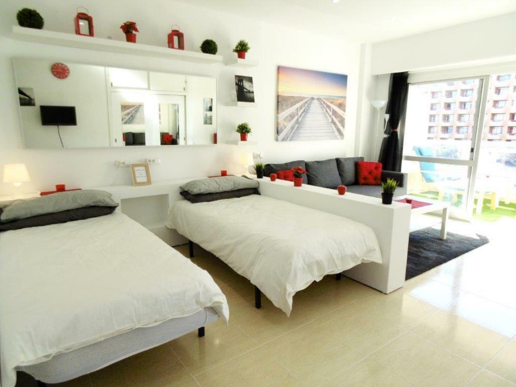 Appartement 1St Lign On The Beach Fuengirola Eksteriør bilde